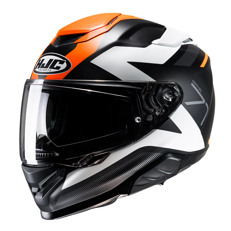 Casco HJC RPHA 71 Pinna arancio nero