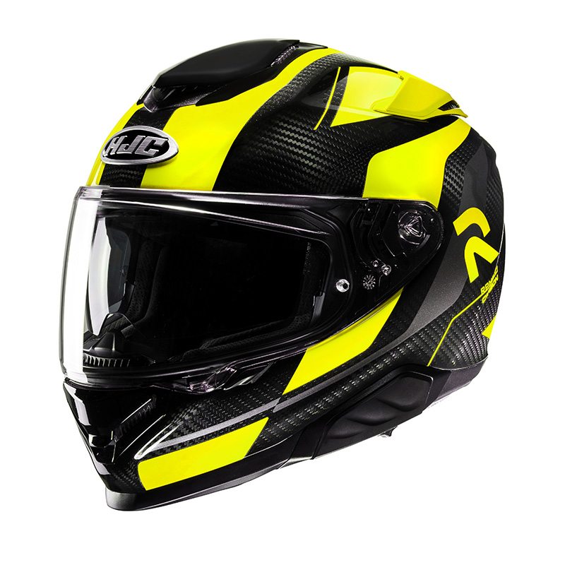 Casco Hjc Rpha 71 Carbon Hamil giallo