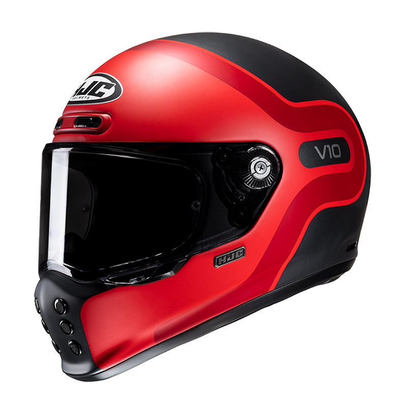 HJC V10 グレープ ヘルメット レッド