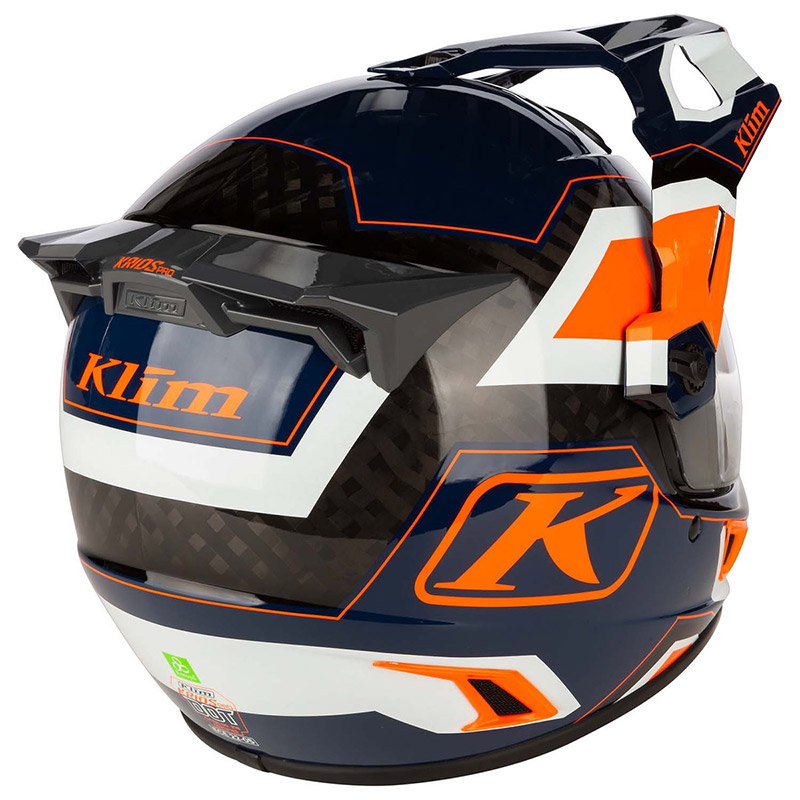 Klim Krios Pro Rally Striking Helmet Orange KL 3900 000 000 009 Full Face Helmets MotoStorm