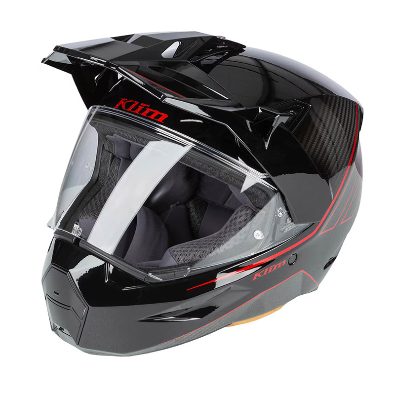 Klim X1 Alpha Quanta ヘルメット ブラック レッド