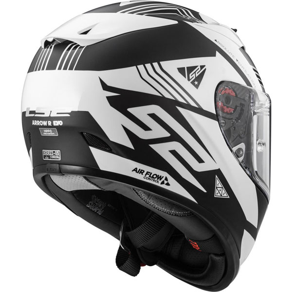 Ls2 Arrow R Evo Ff323 Neon Matt Black/gloss White | MotoStorm