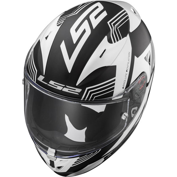 Ls2 Arrow R Evo Ff323 Neon Matt Black/gloss White | MotoStorm