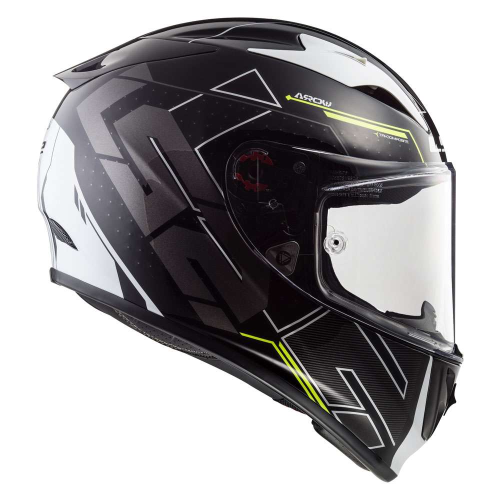 Ls2 Arrow R Evo Ff323 Techno Bianco/nero LS2-103233612 Caschi Integrali ...