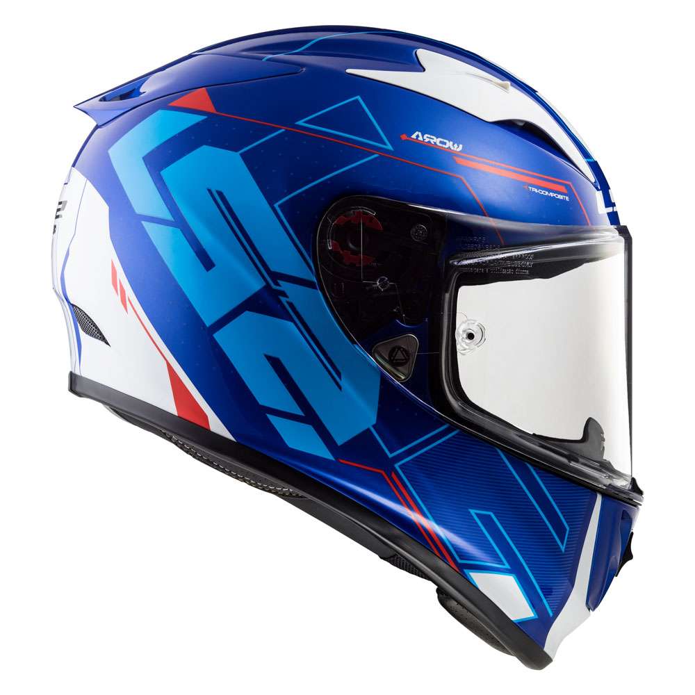 Ls2 Arrow R Evo Ff323 Techno White/blue LS2-103233626 Full Face Helmets ...