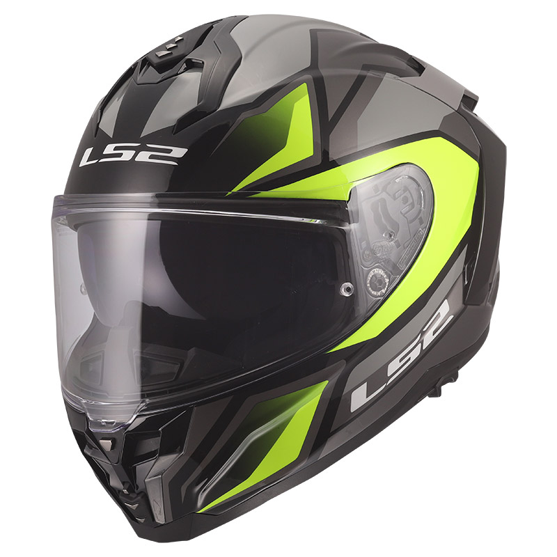 LS2 FF817 Challenger 2 Viper Helm gelb