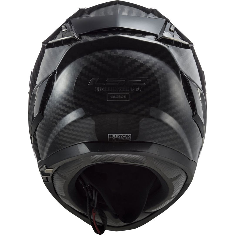 Ls2 Ff327 Challenger Carbon Solid Helmet Black LS2-103277099 Full Face ...