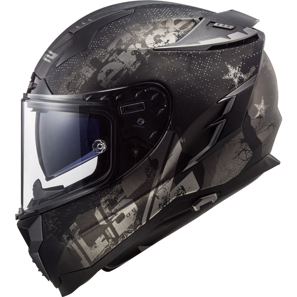 Ls2 Ff327 Challenger Flex Black Matt LS2-103273011 Full Face Helmets ...
