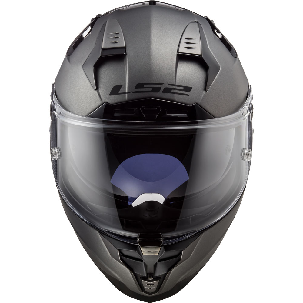 Ls2 Ff327 Challenger Solid Matt Titanium LS2-103271007 Full Face ...
