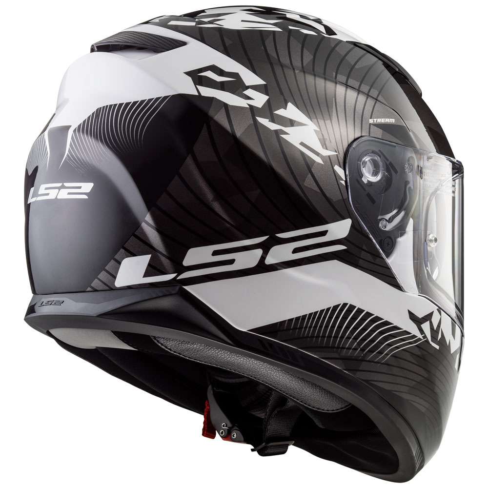 Ls2 Ff320 Stream Evo Hype Black White Titanium LS2-103204508 Full Face ...