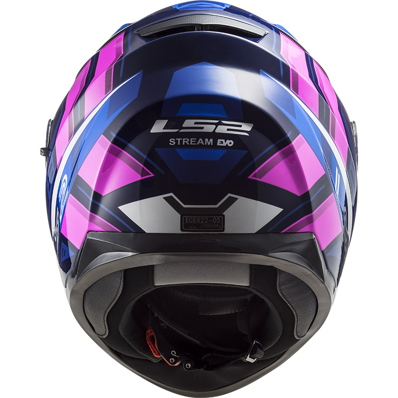 Ls2 Ff320 Stream Evo Loop Helmet Blue Pink LS2-103207046 Full Face Helmets  | MotoStorm