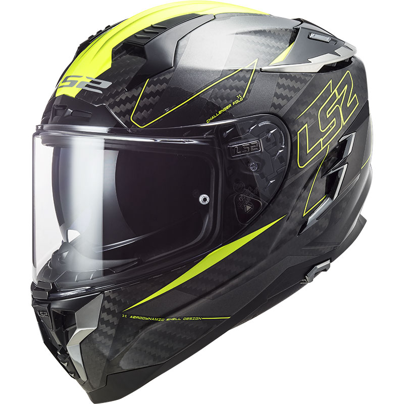 Ls2 FF327 Challenger Carbon Fold Helm gelb