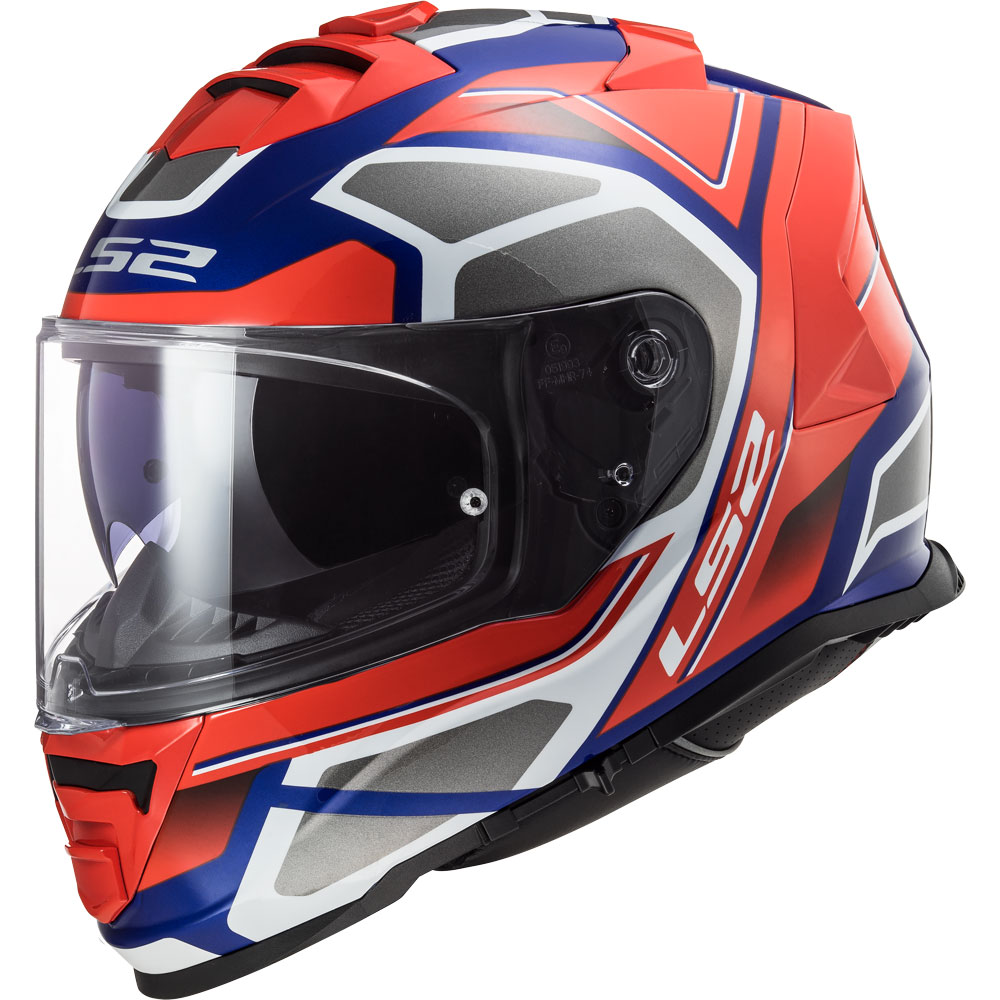 LS2 FF800 Storm Matt Fluo Orange Blu S