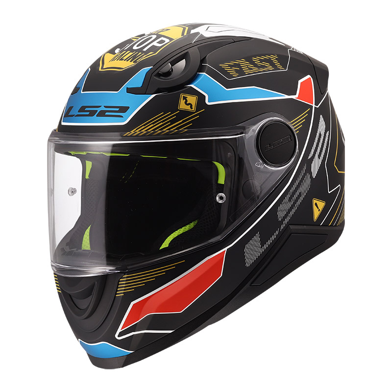 Casque LS2 OF812 Kid Zero gris rouge