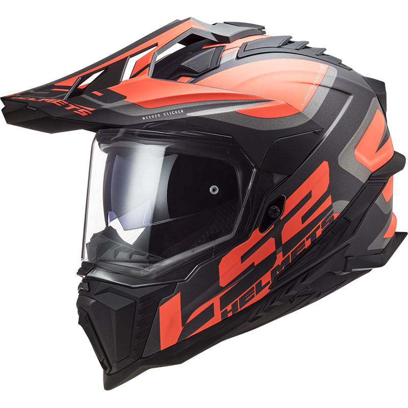 Casco LS2 MX701 Explorer Alter 2206 arancio fluo