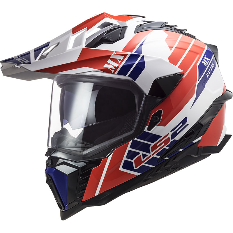 Casco LS2 MX701 Explorer Atlantis 2206 rosso blu