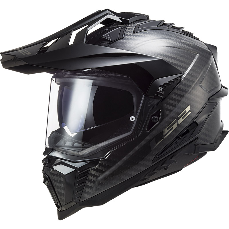 Casco LS2 MX701 Explorer Carbon nero lucido