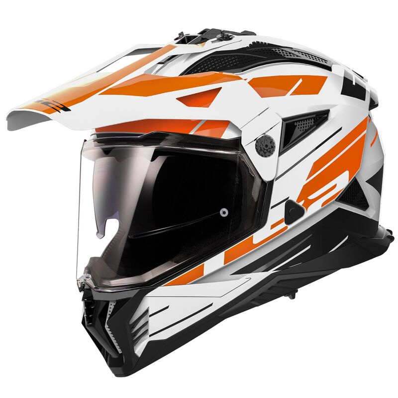 Casco LS2 MX702 Pioneer 2 Namib arancio