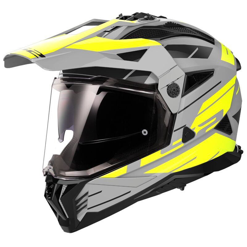 Casco LS2 MX702 Pioneer 2 Namib giallo