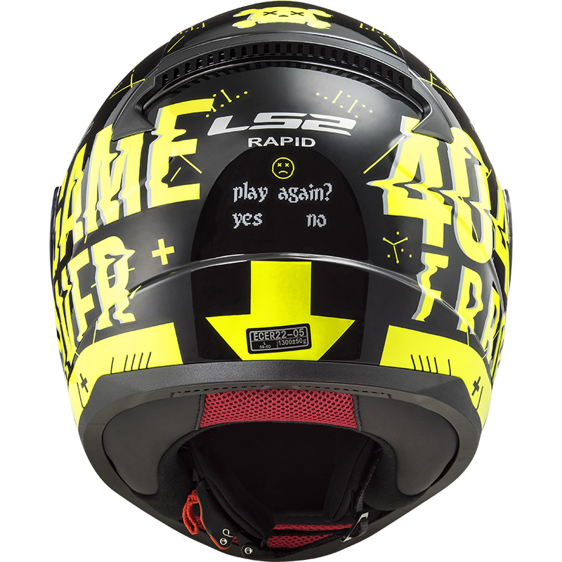 Ls2 Ff353 Rapid Player Helmet Hv Yellow Black LS2-103536054 Full