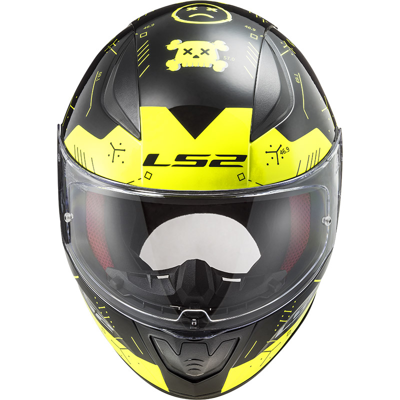 Ls2 Ff353 Rapid Player Helmet Hv Yellow Black LS2-103536054 Full