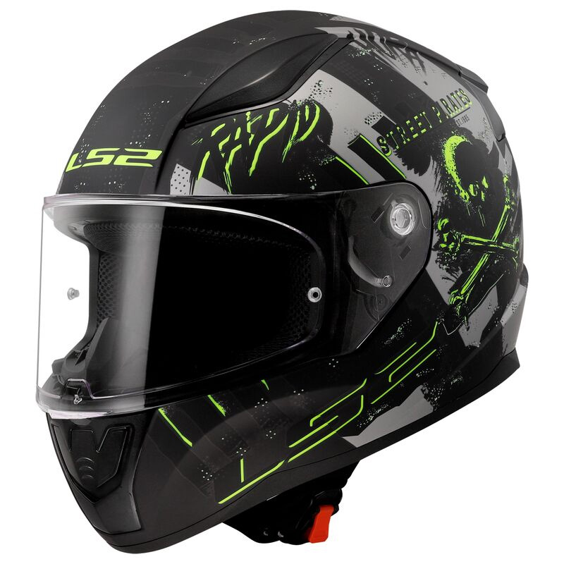 Casco LS2 FF353 Rapide 2 Pirates titanio opaco