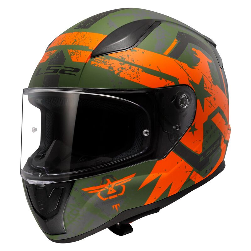 Casco LS2 FF353 Rapide 2 Thunderbirds arancio