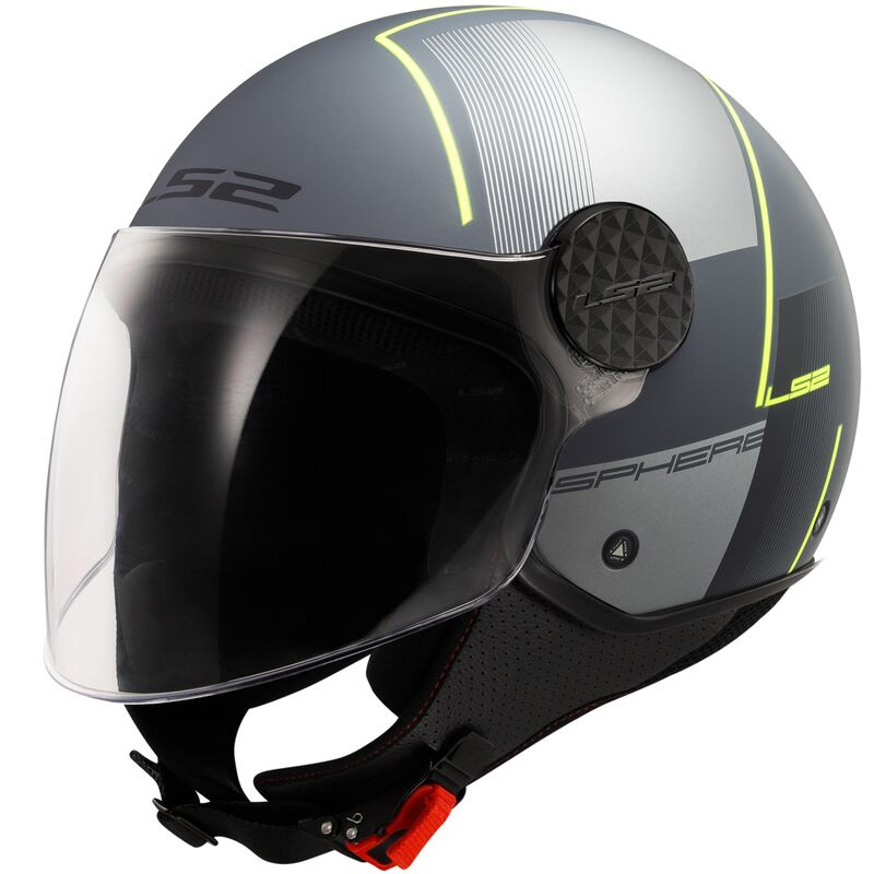 Casco LS2 OF558 Sphere Lux 2 Firm titanio opaco