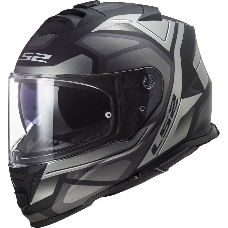 Casco Ls2 FF800 Storm 2 06 Faster negro gris