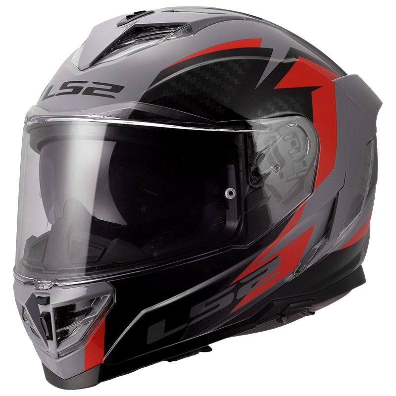 Ls2 Ff818 Storm 3 Dynamo Helmet Grey Red