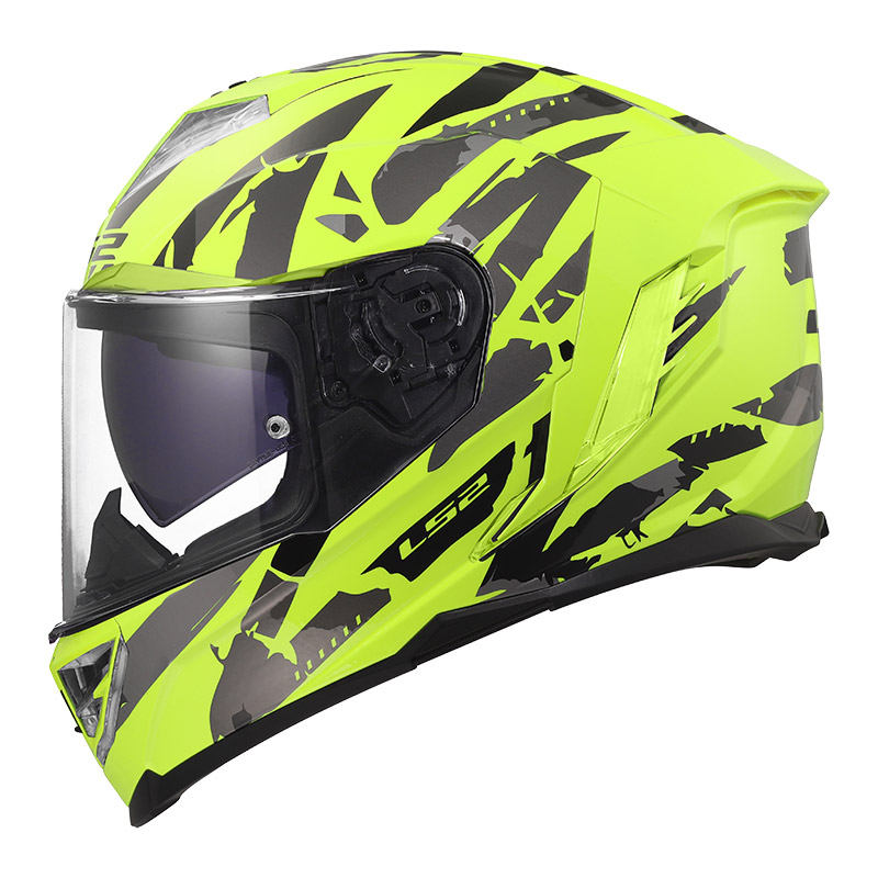 Casque LS2 FF818 Storm 3 Kaos jaune