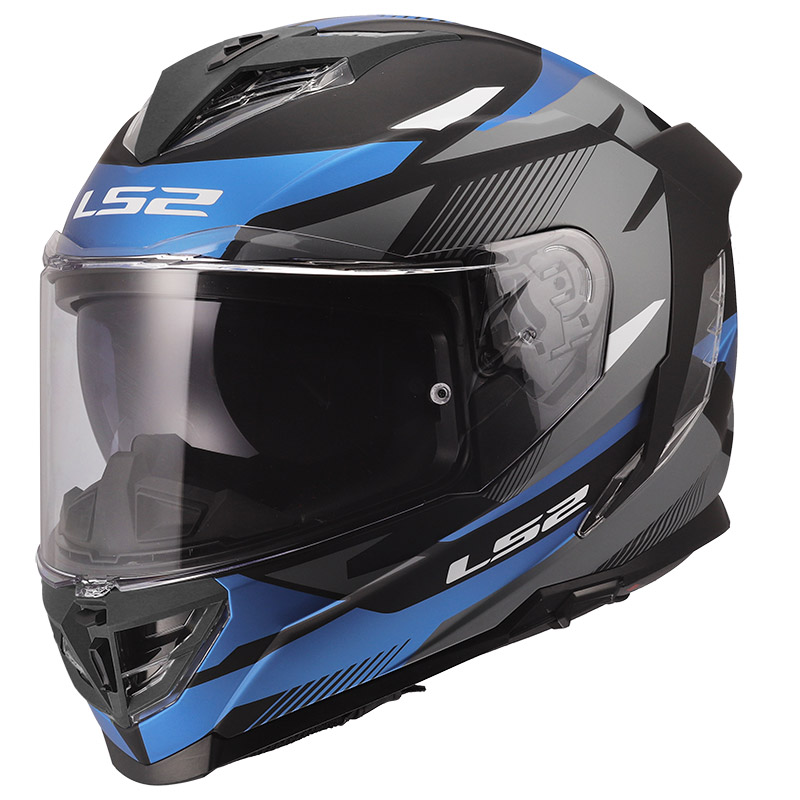 Casque LS2 FF818 Storm 3 Komai bleu mat