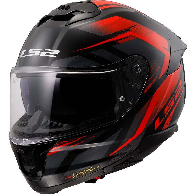 Casco LS2 FF808 Stream 2 Fury rosso