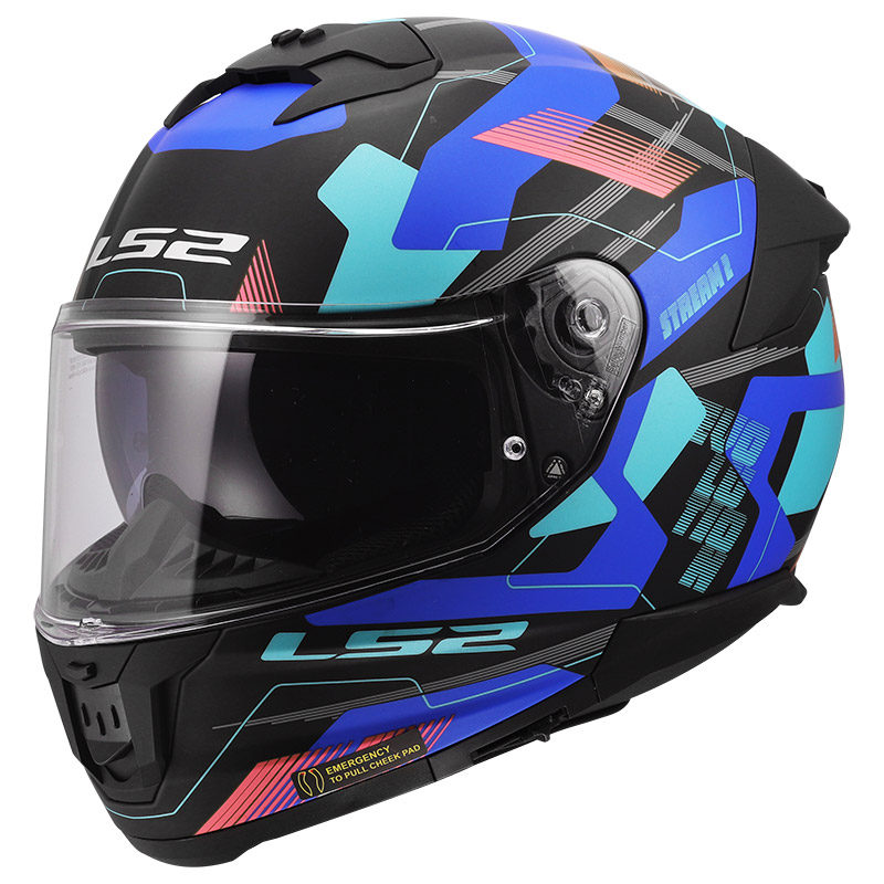 Ls2 Ff808 Stream 2 Mika Helmet Blue Matt MotoStorm en Ls2 Ff808 Stream 2 Mika Helmet Blue Matt MotoStorm en