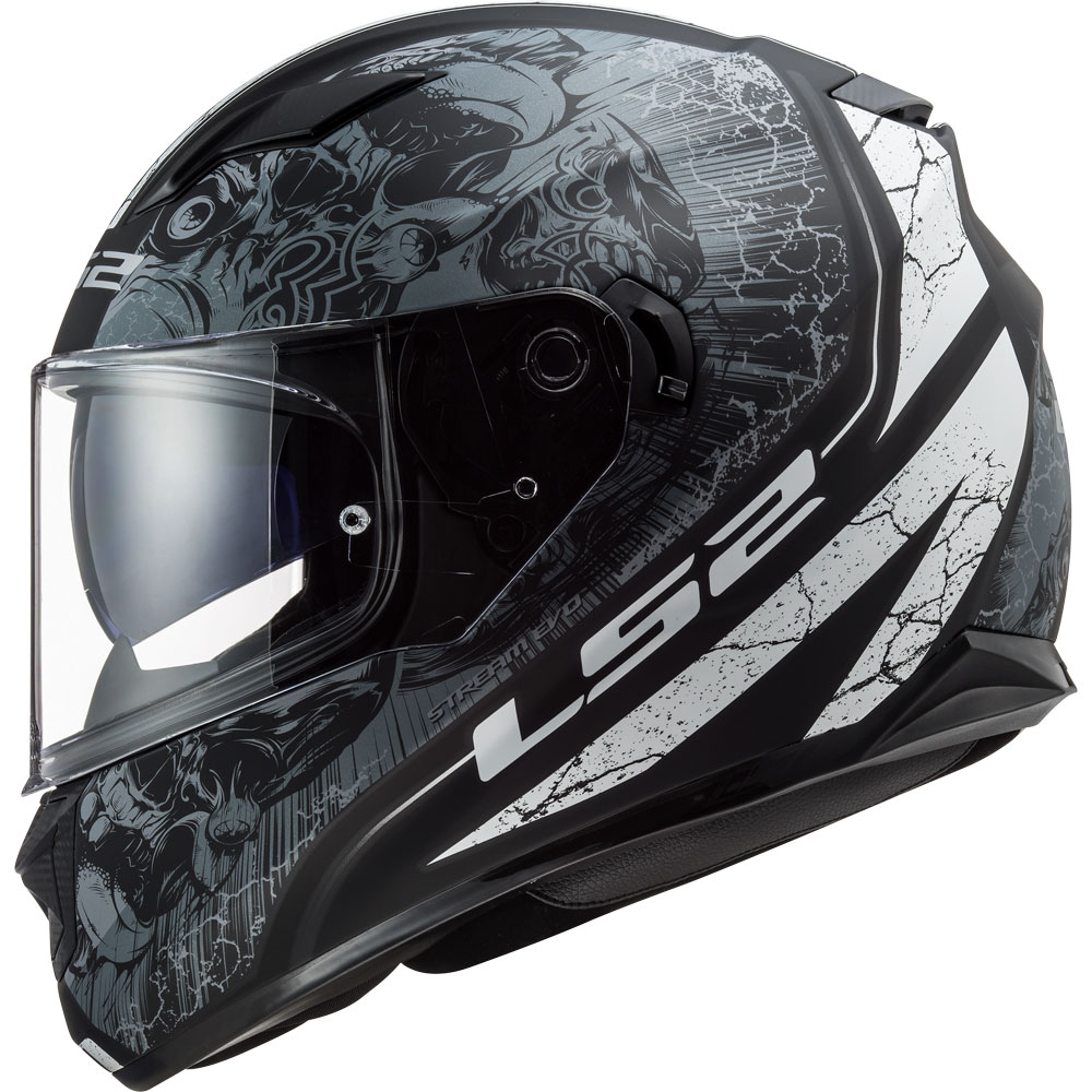Ls2 Ff320 Stream Evo Throne Matt Black Titanium LS2-103205407 Full Face  Helmets | MotoStorm