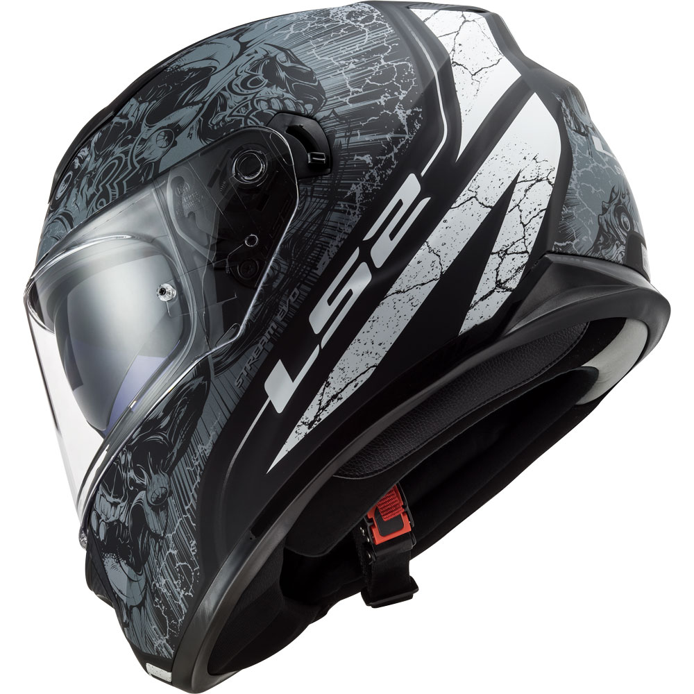 Ls2 Ff320 Stream Evo Throne Matt Black Titanium LS2-103205407 Full Face ...