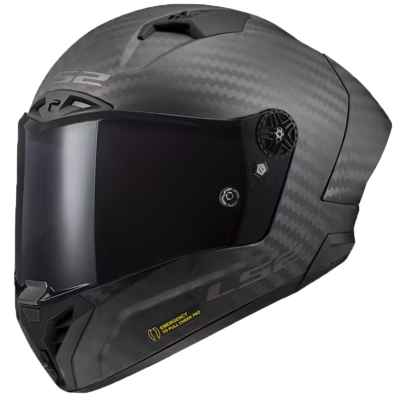 Casco LS2 FF805 Thunder Carbon Gp Aero nero opaco