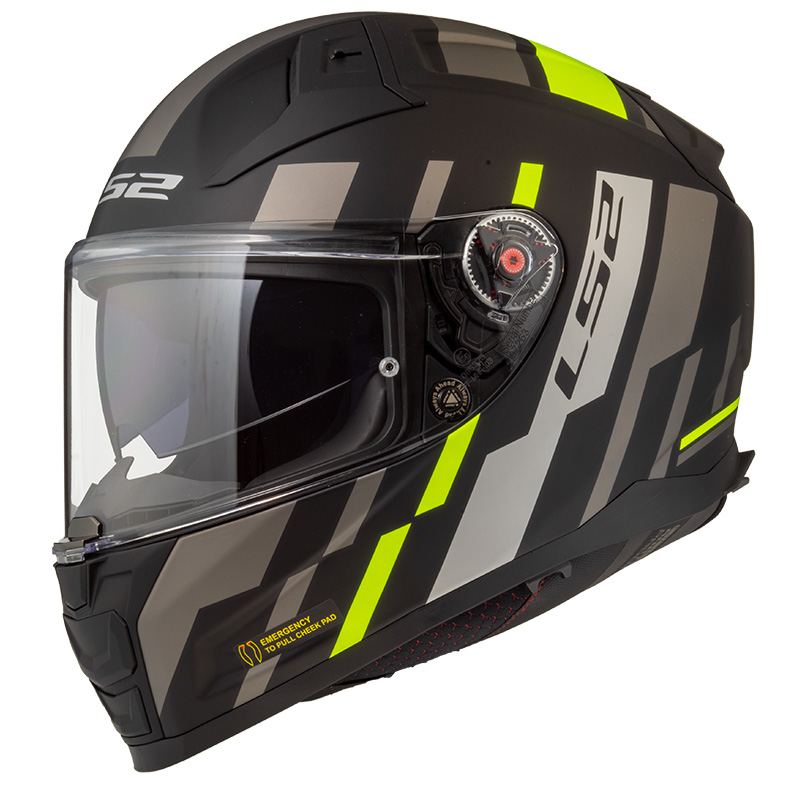 Ls2 top yellow helmet