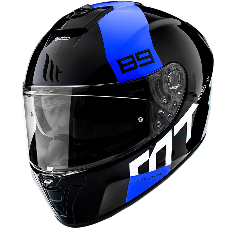 Casco Mt Helmets Blade 2 SV 89 B7 blu