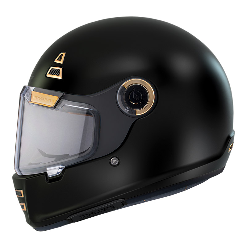 CASCO INTEGRAL RETRO JARAMA A1 NEGRO MATE