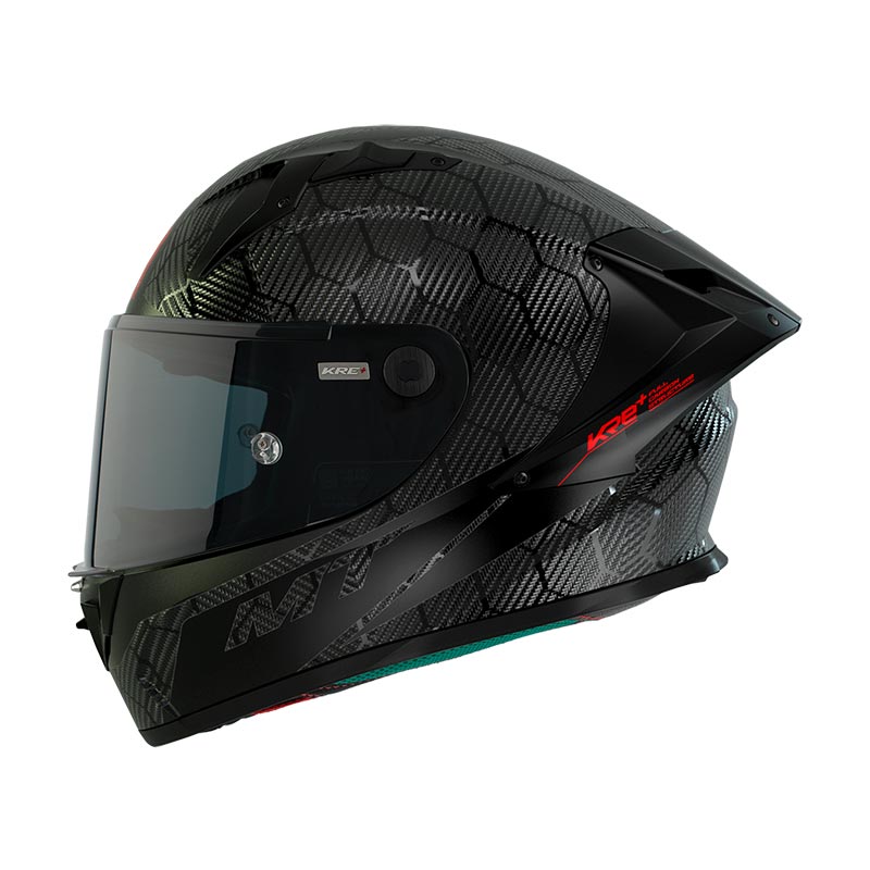 Mt Helmets Kre Plus Carbon Solid A11 Black MT 13020000111 Full