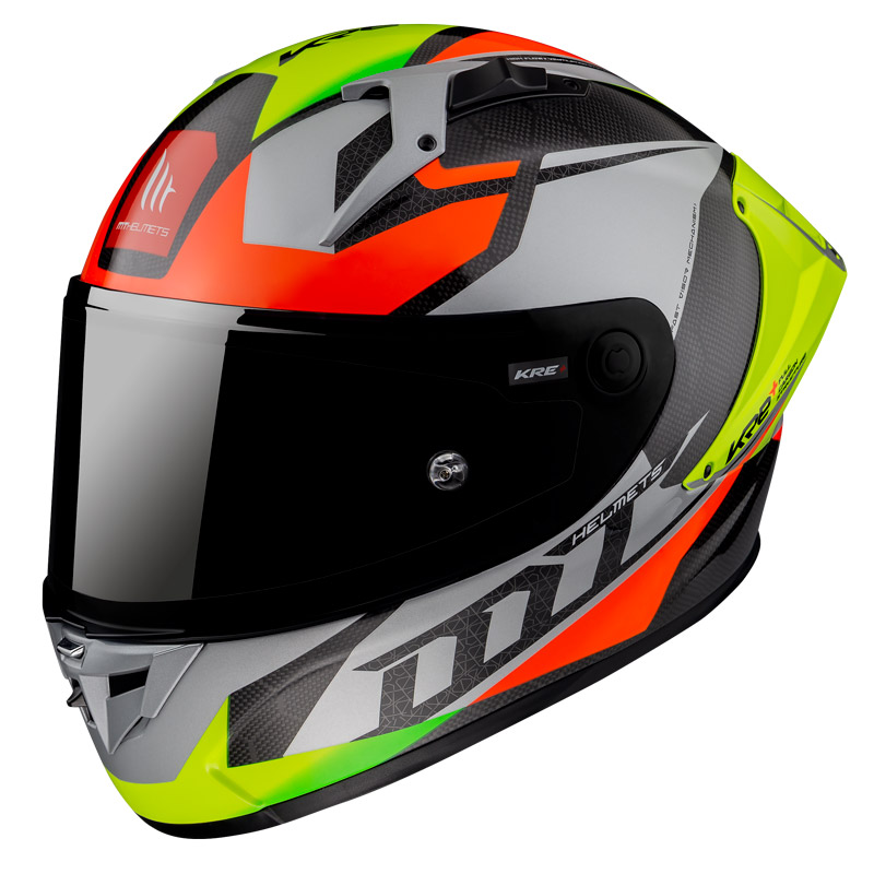 Mt Helmets Kre Plus Carbon Proyectil D2 gris MT-1302738320 Cascos  Integrales