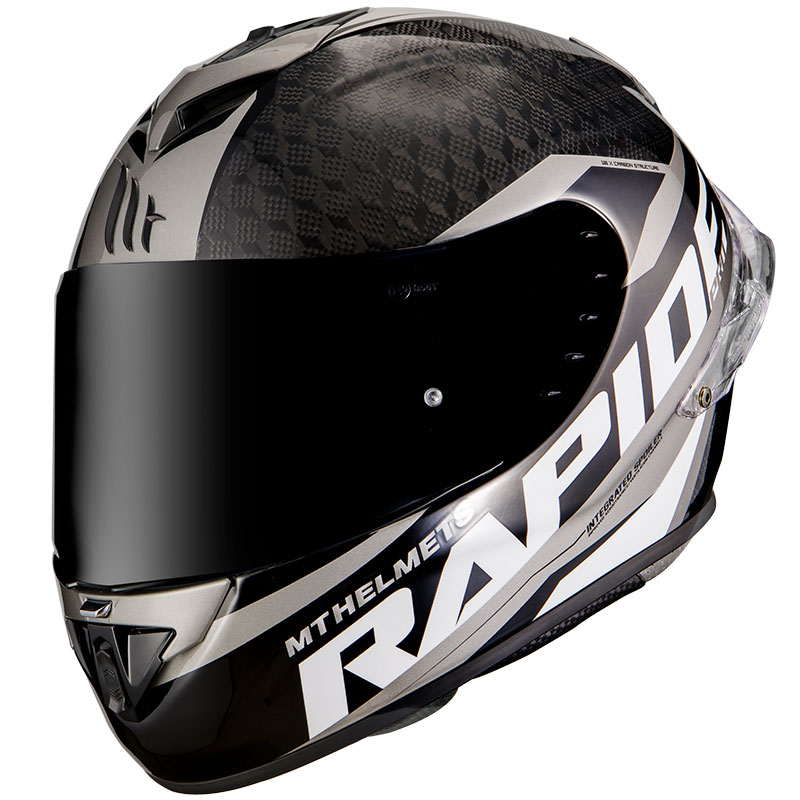 Mt Helmets Rapide Pro Carbon C2 nero grigio