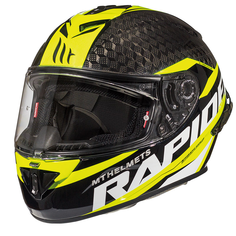 Mt Helmets Rapide Pro Carbon C3 nero giallo