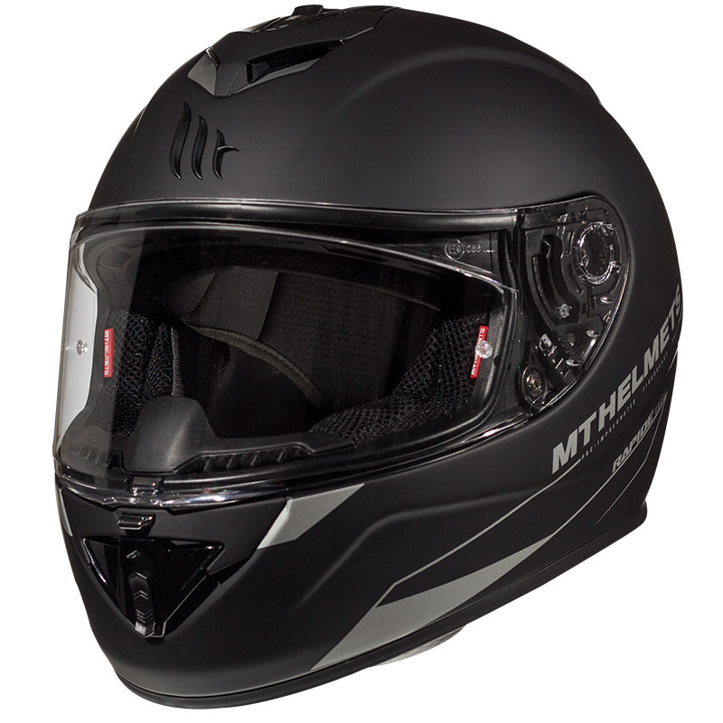 Mt Helmets Rapide Solid A1 Matt Black 