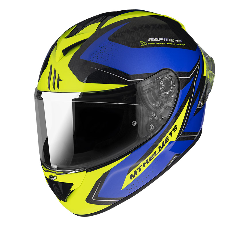 Casco Mt Helmets Rapide Pro Master A7 blu