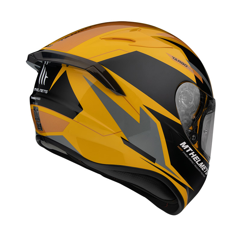 Spyder helmet top black and yellow