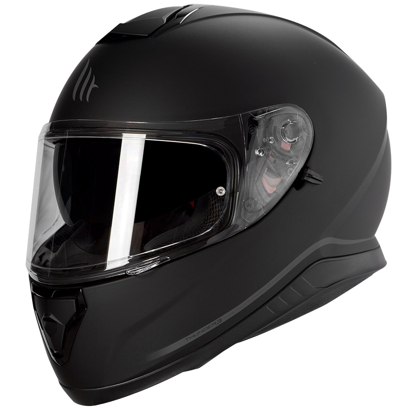 Casco Mt Helmets Thunder 3 Sv Solid A1 nero opaco