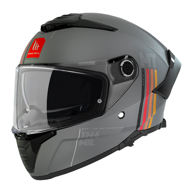 Casco MT Helmets Thunder 4 SV Mill C2 grigio opaco