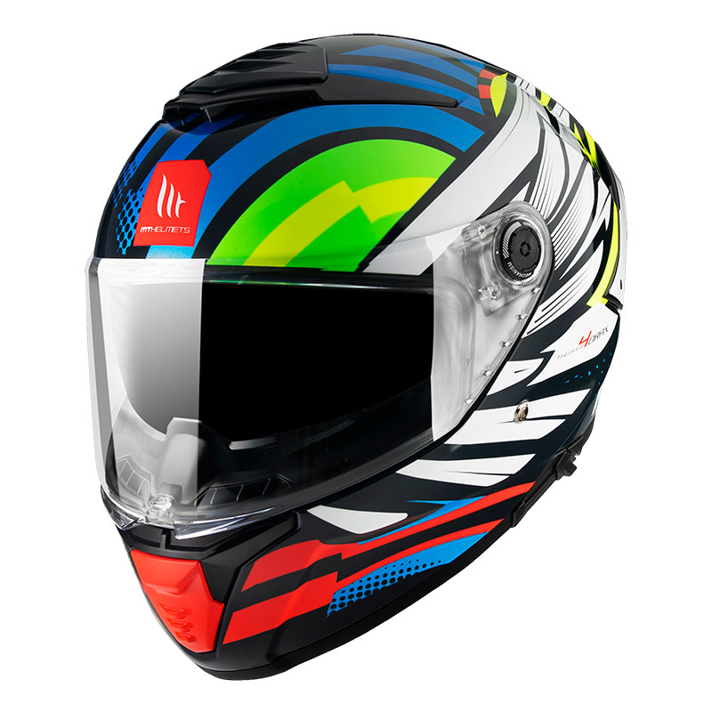 Mt Helmets Thunder 4 Sv Drax B7 Helmet Blue MT 1308877171 Full